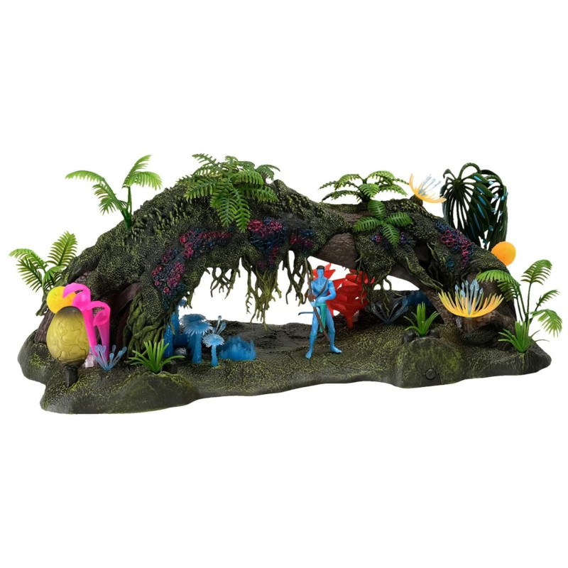 Avatar - Playset Deluxe Omatikaya Rainforest with Jake Sully