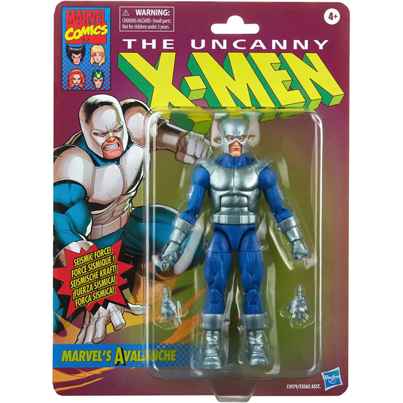 Marvel Legends - Vintage Retro série X-Men - Figurine Avalanche 15 cm