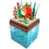 Ponyo sur la Falaise - Miniaturart maquette papercraft Ponyo et ses soeurs