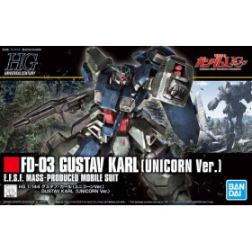 Gundam - HGUC 1/144 FD-03 Gustav Karl Unicorn Ver.