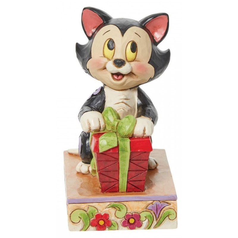 Disney : Pinocchio - Traditions - Figurine Figaro Personality Pose Christmas