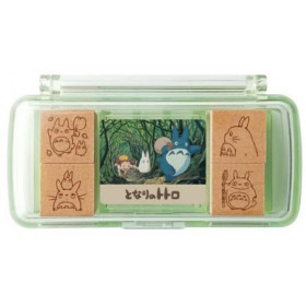 Mon Voisin Totoro - Set de 4 tampons Petits Totoros