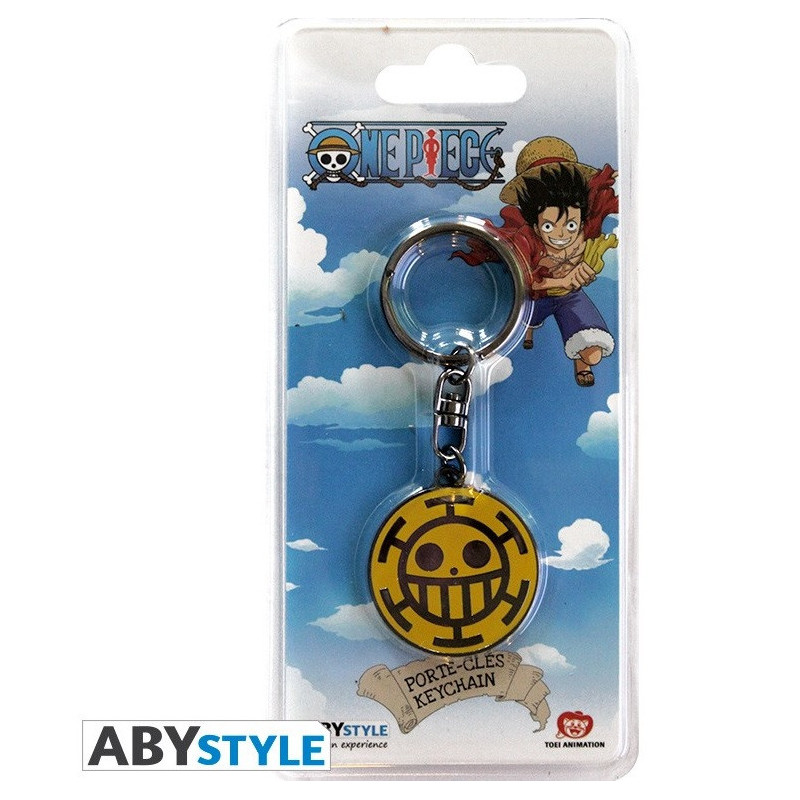 One Piece - Porte-clé métal Trafalgar Law Logo