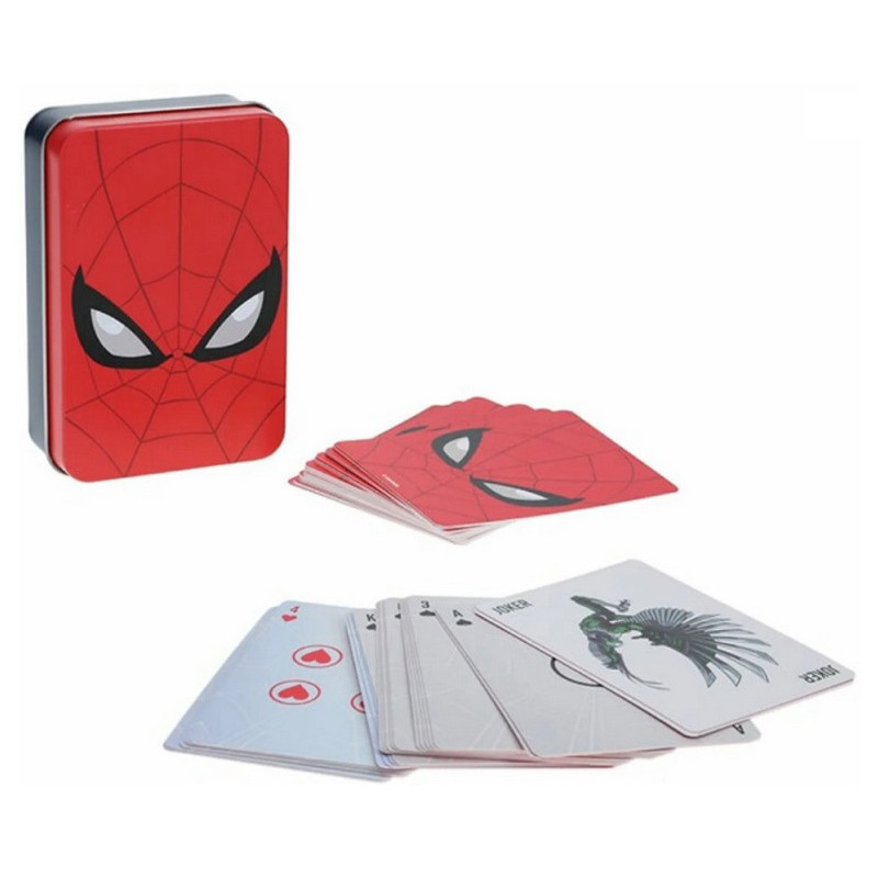 Marvel : Spider-Man - Jeu de cartes en boîte métallique