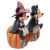 Disney - Traditions - Statue Mickey and Minnie Mouse Boo Pumpkins