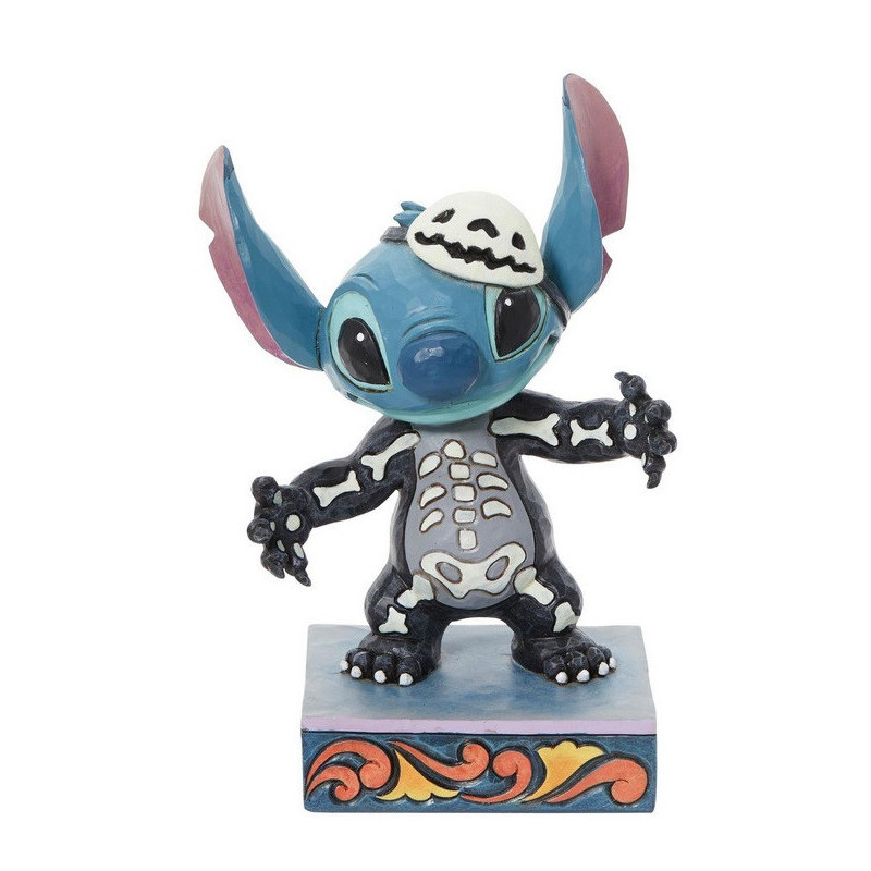 Disney - Traditions - Statue Stitch squelette phophorescent