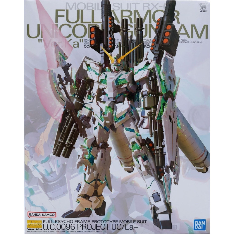 Gundam - MG 1/100 RX-0 Full Armor Unicorn Gundam Ver.Ka