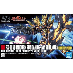 Gundam - HGUC 1/144 Unicorn Banshee Norn Destroy mode