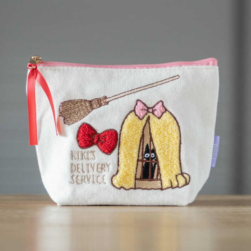 Kiki la Petite Sorcière - Trousse brodée Jiji