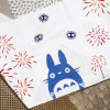 Mon Voisin Totoro - Tenugi serviette chemin de table Totoro bleu Feux d'artifice