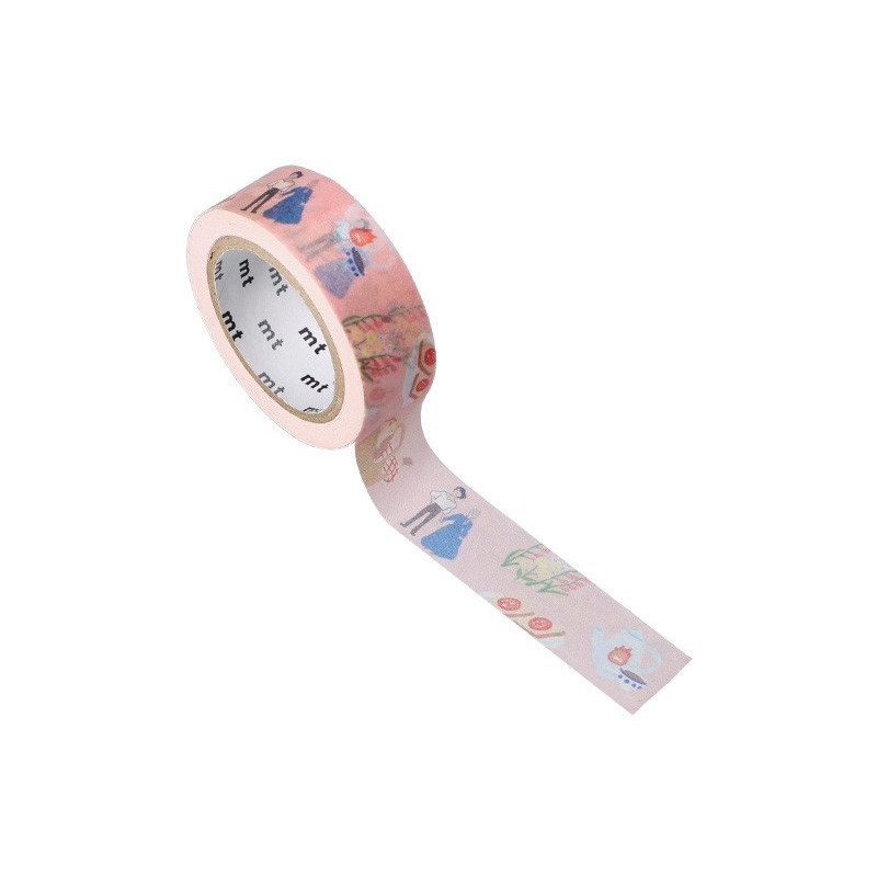 Le Château Ambulant - Rouleau masking tape Break Time Fleurs