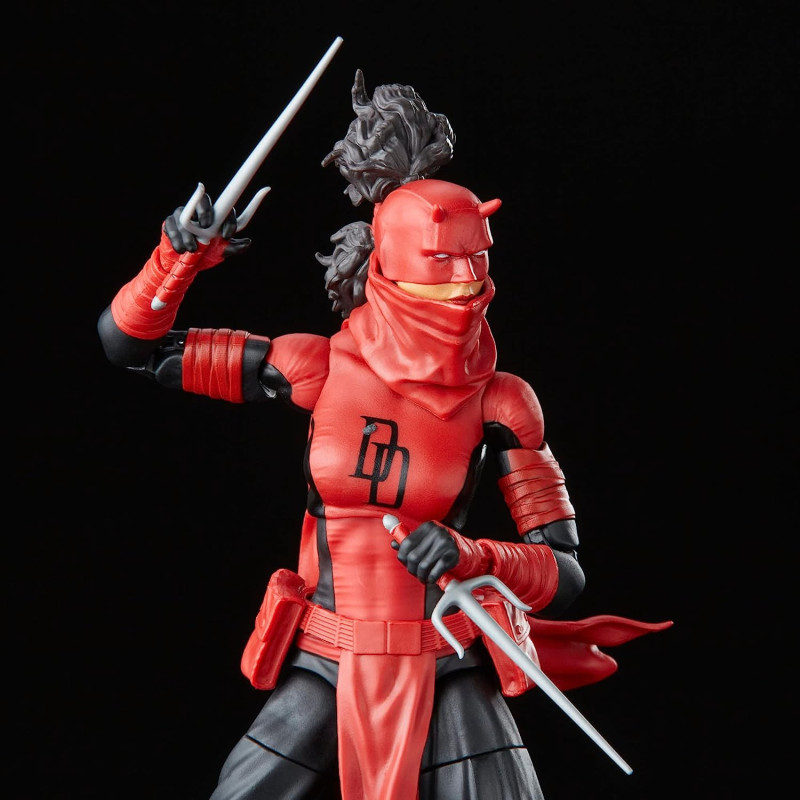 Marvel Legends - Vintage Retro série - Figurine 15 cm Elektra Natchios Daredevil (Spider-Man)