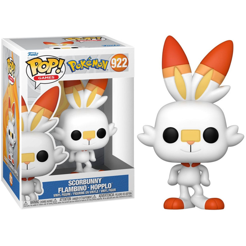 Pokemon - Pop! - Scorbunny (Flambino) n°922