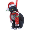 Ornement de sapin Black Cat Candy Cane