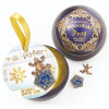 Harry Potter - Boule de sapin de Noël Chocolate Frog (avec pins)