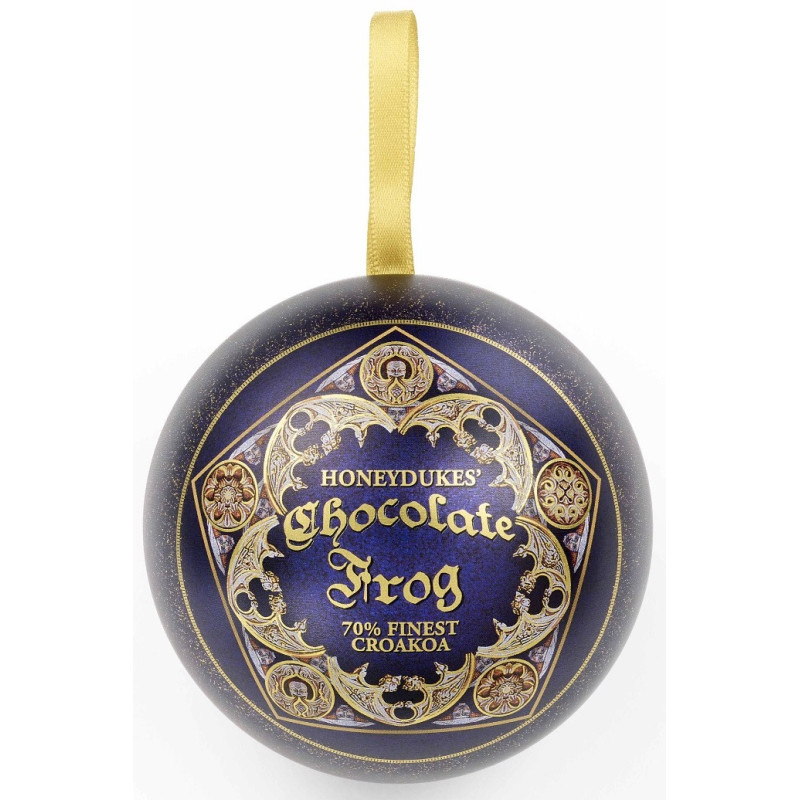 Harry Potter - Boule de sapin de Noël Chocolate Frog (avec pins)