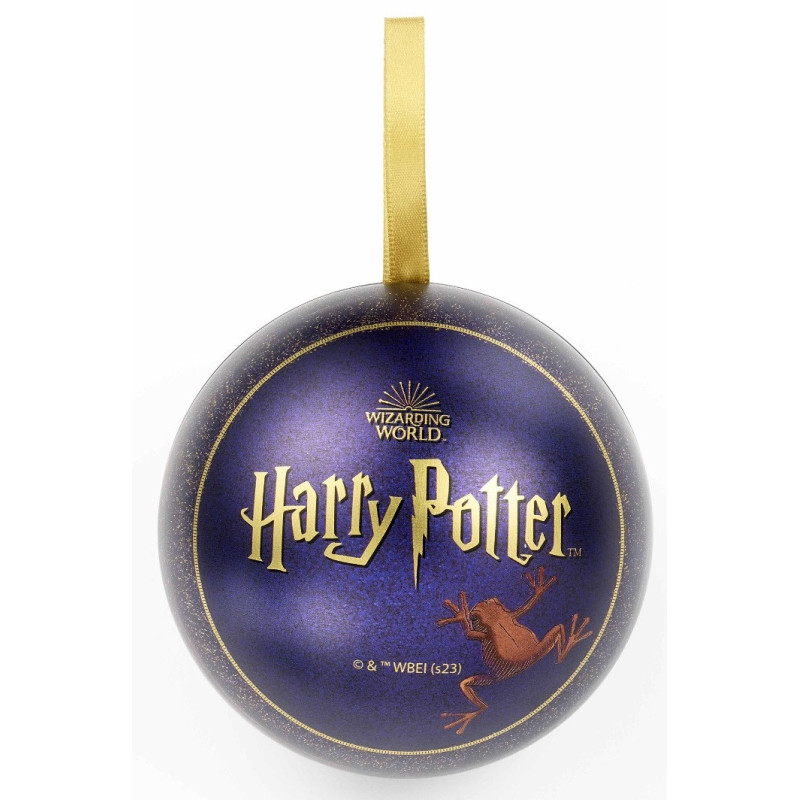 Harry Potter - Boule de sapin de Noël Chocolate Frog (avec pins)