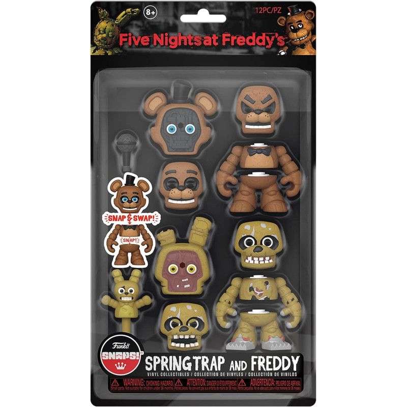 Five Nights at Freddy's - Figurine Freddy & Springtrap 9 cm