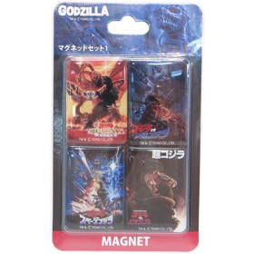 Godzilla - Set de 4 aimants