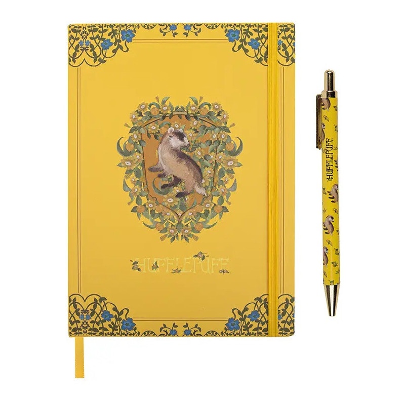 Harry Potter - Carnet deluxe et stylo Hufflepuff