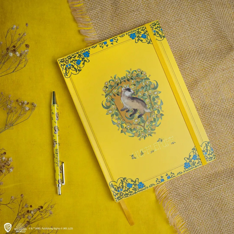 Harry Potter - Carnet deluxe et stylo Hufflepuff