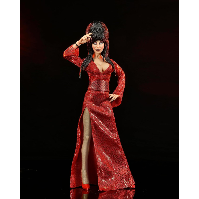 Elvira Mistress of the Dark - Figurine Clothed Red, Fright, and Boo 20 cm