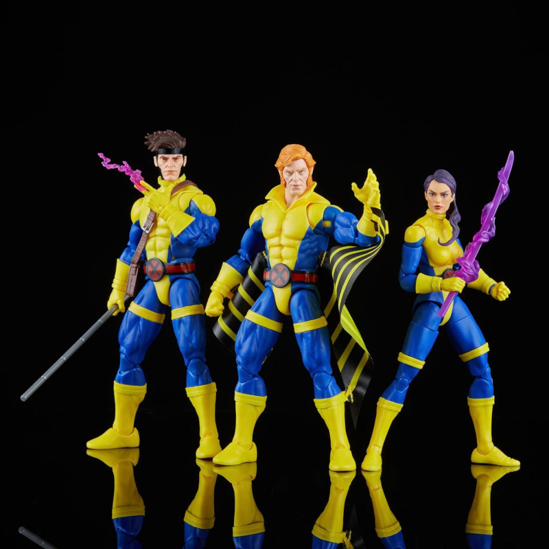 Marvel Legends - Pack X-Men 3 figurines Gambit, Marvel's Banshee, Psylocke 15 cm